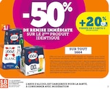 -50% de remise immédiate sur le 2ème produit identique + 20% versés en Carte U dès 20€ d'achat sur tout 1664 - 1664 en promo chez Hyper U Saintes