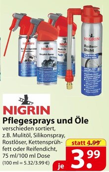 famila Nordost Lotsenstation - Nigrin Pflegesprays und Öle Nigrin Pflegesprays und Öle Angebot bei famila Nordost Lotsenstation im Prospekt besser als gut!
