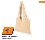 Sac en tissu Teddy en promo chez Action Saint-Nazaire à 4,95 €