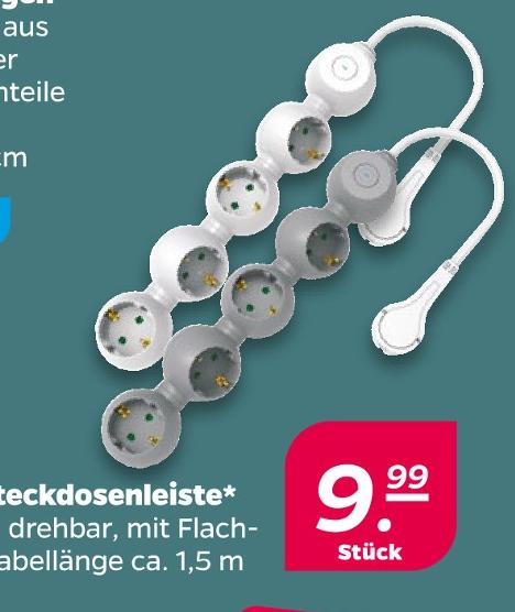 4-fach-Steckdosenleiste