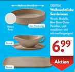 Weihnachtliche Servierware im ALDI SÜD Prospekt Weihnachtliche Servierware von Crofton im aktuellen ALDI SÜD Prospekt für 6,99 €