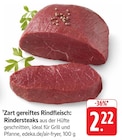 Rindersteaks von  im aktuellen EDEKA Prospekt für 2,22 €