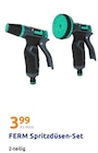 Spritzdüsen-Set von FERM für 3,99 € bei Action im Angebot Spritzdüsen-Set von FERM im aktuellen Action Prospekt