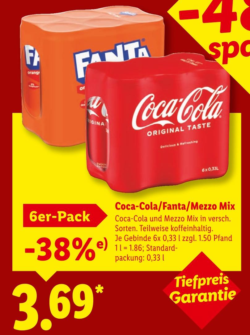 Coca-Cola/Fanta/Mezzo Mix