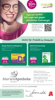 Aktueller mea - meine apotheke Prospekt "Unsere Oktober-Angebote" Aktueller mea - meine apotheke Prospekt