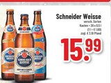 Original im Angebot bei Trinkgut in Bergheim Original Angebote von Schneider Weisse bei Trinkgut Bergheim für 15,99 €
