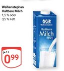 Haltbare Milch 1,5 % Fett Angebote von Weihenstephan bei GLOBUS Pirmasens für 0,99 €