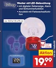 Wecker mit LED-Beleuchtung im Angebot bei Netto Marken-Discount in Hamm Wecker mit LED-Beleuchtung Angebote von Disney bei Netto Marken-Discount Hamm für 19,99 €
