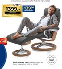 Aktuelles Sessel mit Hocker 'Opal' Angebot bei Segmüller in Stuttgart ab 1.399,00 €
