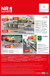 XXXLutz Möbelhäuser Faltstuhl im Prospekt 