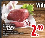 Hirsch-Steaks im Angebot bei EDEKA in Ravensburg Hirsch-Steaks Angebote bei EDEKA Ravensburg für 2,49 €
