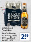 Aktuelles Gold-Bier Angebot bei ALDI SÜD in Offenburg ab 2,69 €