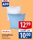 Aktuelles Federkopfkissen Angebot bei famila Nordost in Lübeck ab 12,99 €