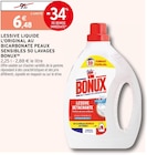 Lessive liquide l'original au bicarbonate peaux sensibles 50 lavages - BONUX en promo à 6,48 € chez Intermarché Super Lessive liquide l'original au bicarbonate peaux sensibles 50 lavages - BONUX dans le catalogue Intermarché Super