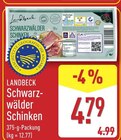 Schwarzwälder Schinken von Landbeck im aktuellen ALDI Nord Prospekt für 4,79 €