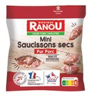 Mini saucissons secs pur porc - MONIQUE RANOU dans le catalogue Intermarché Hyper