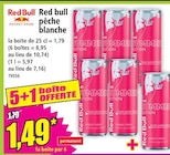 Red Bull pêche blanche - Norma à Metz Red Bull pêche blanche en promo chez Norma Metz à 1,49 €