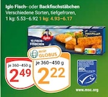 GLOBUS - Fischstäbchen Angebot im Prospekt Fischstäbchen bei GLOBUS im Prospekt "" für 2,22 €