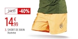 Intersport Saint-Pierre-des-Corps - Promo Short de bain fiji homme Promo Short de bain fiji homme à 14,99 € dans le catalogue Intersport à Saint-Pierre-des-Corps
