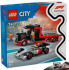 Camion de F1 avec voiture de course de F1 Audi - LEGO CITY - La Grande Récré à Valence Camion de F1 avec voiture de course de F1 Audi - LEGO CITY en promo chez La Grande Récré Valence à 39,99 €