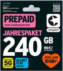 Aktuelles Prepaid Jahrespaket Angebot bei REWE in Braunschweig ab 100,00 €