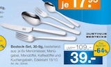Besteck-Set, 30-tlg im Möbel Inhofer Prospekt Besteck-Set, 30-tlg von JUSTINUS BESTECKE im aktuellen Möbel Inhofer Prospekt für 39,00 €