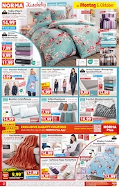 Kuscheldecke im Norma Prospekt in Monheim Aktueller Norma Prospekt mit Kuscheldecke, "Mehr fürs Geld", Seite 2