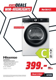 Trockner im MediaMarkt Saturn Prospekt "LET'S GO! DEALS WM-HIGHLIGHTS" auf Seite 16