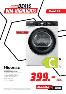 Wäschetrockner im MediaMarkt Saturn Prospekt "LET'S GO! DEALS WM-HIGHLIGHTS" mit 18 Seiten (Bochum)