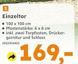 Einzeltor bei Globus-Baumarkt im Rottenburg Prospekt für 169,00 €