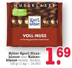 Nussklasse Angebote von Ritter Sport bei E center Rastatt für 1,69 €