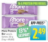 Protein Bar Caramel Crunch Angebote von More bei E center Freiburg für 2,49 €
