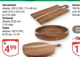 Servierbrett im Angebot bei GLOBUS in Halle Servierbrett Angebote bei GLOBUS Halle für 4,99 €