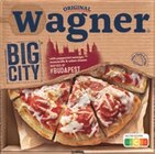Big City Pizza Budapest oder Die Backfrische Mozzarella im Angebot bei tegut in Hanau Big City Pizza Budapest oder Die Backfrische Mozzarella Angebote von Original Wagner bei tegut Hanau für 2,22 €