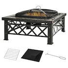 Outsunny Feuerschale schwarz Schiefer B/H/T: ca. 76x47x76 cm im POCO Prospekt Outsunny Feuerschale schwarz Schiefer B/H/T: ca. 76x47x76 cm von im aktuellen POCO Prospekt für 108,99 €