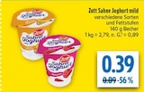 diska Pausa - Sahne Joghurt mild Himbeere Angebot im Prospekt Sahne Joghurt mild Himbeere bei diska im Pausa Prospekt für 0,39 €