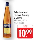Brandy 5 Sterne Angebote von Metaxa bei EDEKA Mainz für 10,99 €
