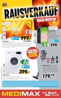 Waschmaschine Angebot im MEDIMAX Prospekt, gültig von 27.02.2026 bis 06.03.2026 Waschmaschine Angebot im aktuellen MEDIMAX Prospekt auf Seite 1