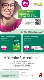 Aktueller mea - meine apotheke Apotheken Prospekt in Norderstedt und Umgebung, "Unsere August-Angebote" mit 4 Seiten, 01.08.2025 - 31.08.2025