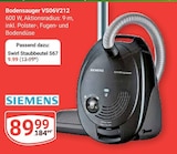 Bodensauger VS06V212 im Angebot bei GLOBUS in Erfurt Bodensauger VS06V212 Angebote von SIEMENS bei GLOBUS Erfurt für 9,99 €