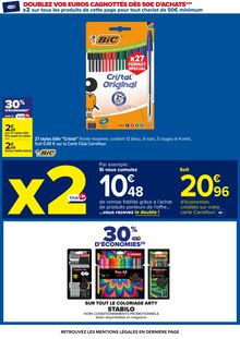 Promo Papeterie dans le catalogue Carrefour du moment à la page 86