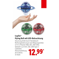 Flying Ball mit LED-Beleuchtung