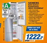 Kühl-Gefrier-Kombination iQ500 KG39NEIAF im Angebot bei expert in Wuppertal Kühl-Gefrier-Kombination iQ500 KG39NEIAF Angebote von Siemens bei expert Wuppertal für 1.222,00 €