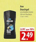 Axe Duschgel im Angebot bei famila Nordost in Pinneberg Axe Duschgel Angebote bei famila Nordost Pinneberg für 2,49 €