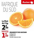 Auchan - ORANGES À JUS : offre du catalogue Promo ORANGES À JUS à 2,99 € dans le catalogue Auchan "Auchan Supermarché"