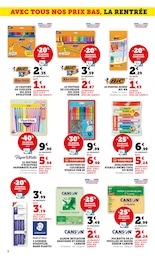 Prix et réduction Feutre coloriage dans le prospectus Super U en cours Offre Feutre coloriage dans le catalogue Super U du moment à la page 6