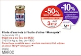 Filets d’anchois à l’huile d’olive - Monoprix à 3,12 € dans le catalogue Monoprix