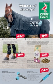 Aktueller Kiebitzmarkt Prospekt mit Tierfutter, "Wellness auf vier Hufen!", Seite 1
