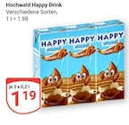 Happy Drink Angebote von Hochwald bei GLOBUS Neustadt für 1,19 €