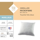 Oreiller "Microfibre" - TEX HOME - Carrefour à Nice Oreiller "Microfibre" - TEX HOME en promo chez Carrefour Nice à 9,99 €